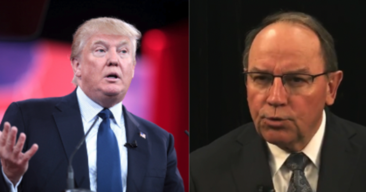 Donald Trump and Tom Tiffany side by side portraits