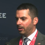 Eric Toney talking into a microphone