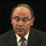 wisconsin republican tom tiffany with his eyes closed