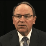 wisconsin republican tom tiffany talking with his mouth slightly open