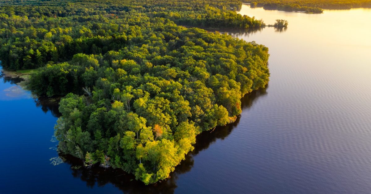 crivitz wisconsin aerial shot