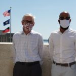 tony evers and mandela barnes wearing masks